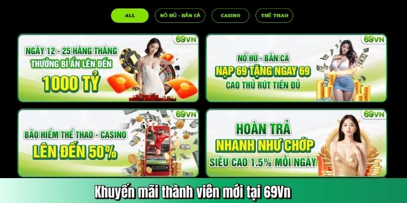 Khuyến mãi thành viên mới